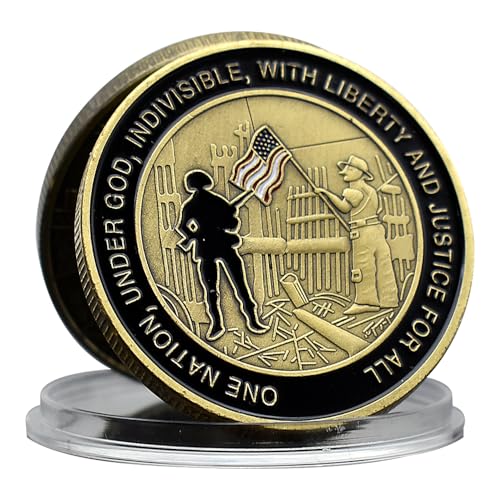 United States 911 Event Gedenkmünze One Nation Under God Indivisible with Liberty and Justice for All Badge Collection United States 911 Event Gedenkmünze One Nation Under God Indivisible with Liberty and Justice for All Badge Collection von Mercollection