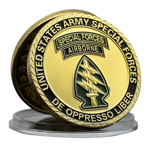 United States Army Special Forces Airborne Gedenkmünze Metall 1775 DE Oppresso Liber Herausforderung Münze Sammlung Geschenk United States Army Special Forces Airborne Gedenkmünze Metall 1775 DE Oppresso Liber Herausforderung Münze Sammlung Geschenk von Mercollection