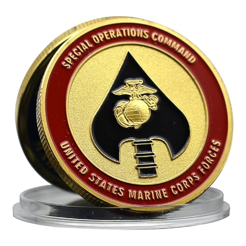United States Marine Corps Challenge Coin 2ND Marine Division Metal Medal with Plastic Case Art Craft United States Marine Corps Challenge Coin 2ND Marine Division Metal Medal with Plastic Case Art Craft von Mercollection