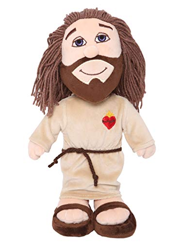 Mercy Toys Jesus Plüschfigur 30 cm für den Religionsunterricht für Kinder zum Schlafen und Spielen von Mercy Toys