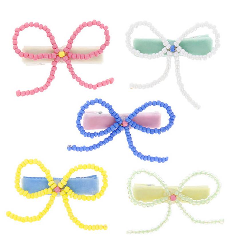 Meri Meri Haarspange - 5er-Pack - Perlen Bow - Meri Meri - One Size - Haarschmuck Meri Meri Haarspange - 5er-Pack - Perlen Bow - Meri Meri - One Size - Haarschmuck von Meri Meri
