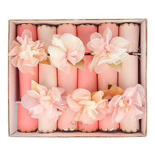 Meri Meri Knallbonbons mit Blumenmuster, Pastellrosa, 6 Stück Meri Meri Knallbonbons mit Blumenmuster, Pastellrosa, 6 Stück von Meri Meri