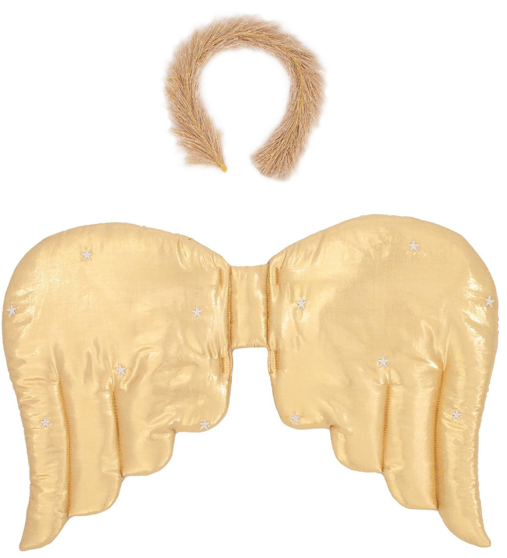 Meri Meri Kostüm - Gold Quilted Angel Wings - Meri Meri - One Size - Kostüme Meri Meri Kostüm - Gold Quilted Angel Wings - Meri Meri - One Size - Kostüme von Meri Meri