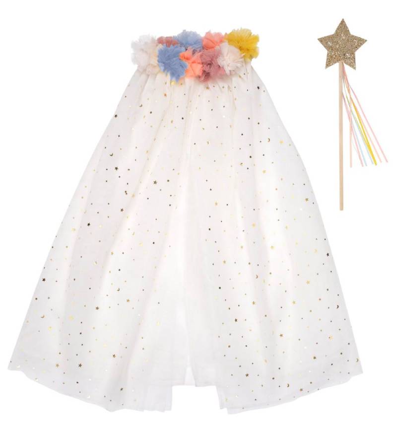 Meri Meri Kostüm - Umhang und Zauberstab - Weiß - Meri Meri - One Size - Kostüme Meri Meri Kostüm - Umhang und Zauberstab - Weiß - Meri Meri - One Size - Kostüme von Meri Meri
