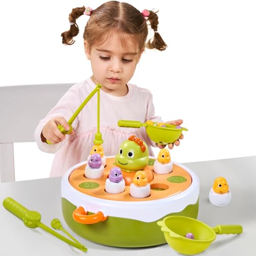 Meribbit Angelspiel Ab 3 Jahre, Dinosaurier Angelspiel Spiele Spielzeug Ab 3 Jahre, Kinderspiele Magnet Kinder Magnetspiel Spiele mit 2 Kinderangel und 2 Angellöffel, Musik Spielzeug für Junge Mädche Meribbit Angelspiel Ab 3 Jahre, Dinosaurier Angelspiel Spiele Spielzeug Ab 3 Jahre, Kinderspiele Magnet Kinder Magnetspiel Spiele mit 2 Kinderangel und 2 Angellöffel, Musik Spielzeug für Junge Mädche von Meribbit