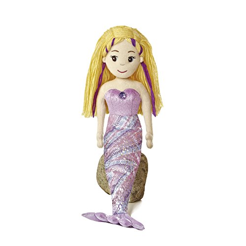Mermaid Sea Sparkles Aurora Meerjungfrau Nixe Stoffpuppe Mädchen Puppe Plüsch: Art: Serena 45,5 cm, 33050 von Aurora