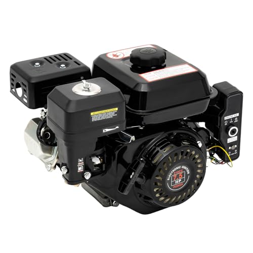 Mermajestic 7.5PS Benzinmotor standmotor 4 takt, Kart Engine Motoren mit elektrischem Start und 3.6L Kraftstofftank, 3600 U/min, Gasbetriebener Tragbarer für Baumaschinen und Landwirtschaft von Mermajestic
