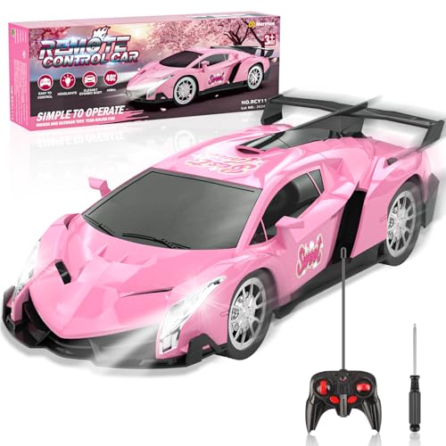 Ferngesteuertes Auto, Geschenk Mädchen 3 4 5 6 7 8 9 10 Jahre, 1:18 RC Rennauto Ferngesteuert mit Licht Kinder Outdoor Spielzeug Auto Spiele Drift Car Geburtstagsgeschenk Einschulung Mädchen Geschenke Ferngesteuertes Auto, Geschenk Mädchen 3 4 5 6 7 8 9 10 Jahre, 1:18 RC Rennauto Ferngesteuert mit Licht Kinder Outdoor Spielzeug Auto Spiele Drift Car Geburtstagsgeschenk Einschulung Mädchen Geschenke von Mermoe