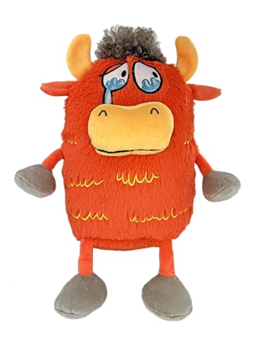 MerryMakers Moo Hoo Plüschkuh, 21,6 cm, basierend auf den Büchern von Audrey Perrott von MerryMakers