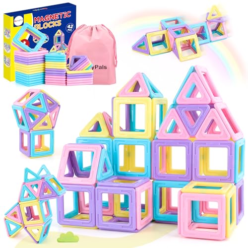 Magnetische Bausteine 42 Teile Magnetspielzeug Magneten Kinder für Jungen&Mädchen ab 3+Jahren Magnetische Blöcke Bauspielzeug Geschenk fürJungen&Mädchen 3+Jahre alt für Kindertag Neujahr Weihnachten Magnetische Bausteine 42 Teile Magnetspielzeug Magneten Kinder für Jungen&Mädchen ab 3+Jahren Magnetische Blöcke Bauspielzeug Geschenk fürJungen&Mädchen 3+Jahre alt für Kindertag Neujahr Weihnachten von MerryPals