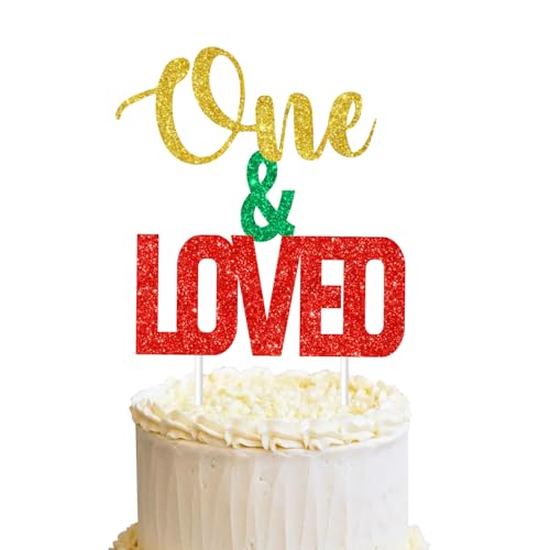 1. Geburtstag Dekoration, One and Loved Reggae First Birthday Cake Topper Jamaican Rastafari Cake Decoration for Reggae Music Party 1st Birth Supplies 1. Geburtstag Dekoration, One and Loved Reggae First Birthday Cake Topper Jamaican Rastafari Cake Decoration for Reggae Music Party 1st Birth Supplies von Merrystorm