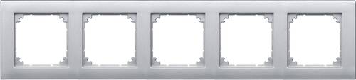 Merten Rahmen Abdeckung System M Aluminium 486560 von Merten