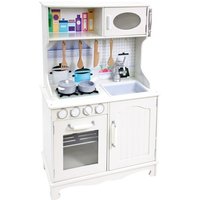 Bino 83724 - Holz-Kinderküche Provence, weiß, mit Zubehör, 97x65x30cm Bino 83724 - Holz-Kinderküche Provence, weiß, mit Zubehör, 97x65x30cm von Mertens GmbH