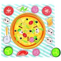 Bino 88122 - PIZZA-Puzzle, 20-teilig, Holz Bino 88122 - PIZZA-Puzzle, 20-teilig, Holz von Mertens GmbH