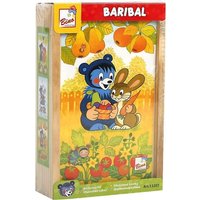 Bino 13207 - Holzbilderwürfel Baribal, mit 15 Würfeln und 6 Motiven, Motorikspielzeug von Mertens