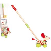 Bino 81672 - Genius Kid, Oliver, Schiebetier Hund, Holz, Holzgriff 48cm Bino 81672 - Genius Kid, Oliver, Schiebetier Hund, Holz, Holzgriff 48cm von Mertens