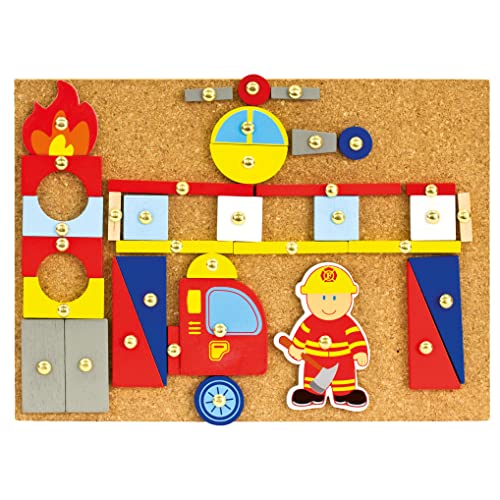 Bino & Mertens 82197 Firemen Bino 82197-Hammerspiel, Feuerwehr, M von Bino world of toys