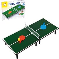 Bino 82797 - Genius Kid, Bruno Tischtennis, Kinder-Tischtennis-Set, 16-teilig, Platte: 80 x 45 x 11 cm von Mertens