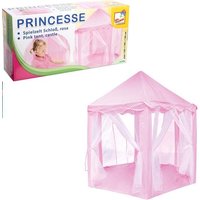 Bino 82826 - Spielzelt Princesse, Kinderzelt, Spiel-Schloss, rosa 120x140x140cm von Mertens