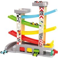 Bino 84092 - Kinder-Autobahn mit 4 Garagen und Zapfsäule, 7-teilig, Höhe: 34 cm Bino 84092 - Kinder-Autobahn mit 4 Garagen und Zapfsäule, 7-teilig, Höhe: 34 cm von Mertens