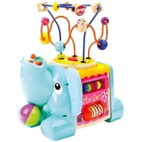 Bino 84212 - Motorikwürfel, Elefant, Baby-Activity-Center von Mertens