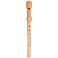 Bino 86580 - Blockflöte (natur), Länge: 20 cm, Musikinstrument von Mertens