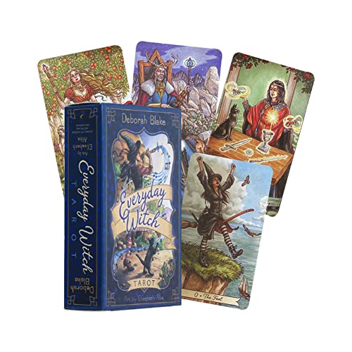 78 Witch Tarotkarten für Anfänger - Tragbar Tarot-Decks mit Anleitung, Everyday Englisch Tarot Cards mit Farbiges Kästchen für Partyspiele Kartenspiele, geheimnisvolles Geschenk für Freund 78 Witch Tarotkarten für Anfänger - Tragbar Tarot-Decks mit Anleitung, Everyday Englisch Tarot Cards mit Farbiges Kästchen für Partyspiele Kartenspiele, geheimnisvolles Geschenk für Freund von Koolkasa