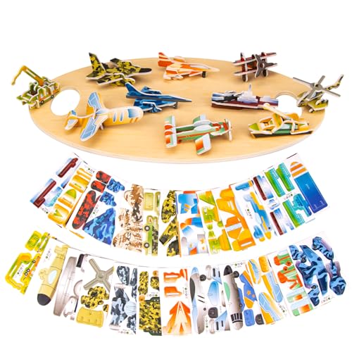 3D-Puzzles für Teenager,25-teiliges pädagogisches Cartoon-3D-Puzzle-Kit,3-D-Puzzle-Set für Teenager konstruierbar, lustige Kunsthandwerks-Geburtstagsgeschenke für Jugendliche,Flugzeug 3D-Puzzles für Teenager,25-teiliges pädagogisches Cartoon-3D-Puzzle-Kit,3-D-Puzzle-Set für Teenager konstruierbar, lustige Kunsthandwerks-Geburtstagsgeschenke für Jugendliche,Flugzeug von Meschett