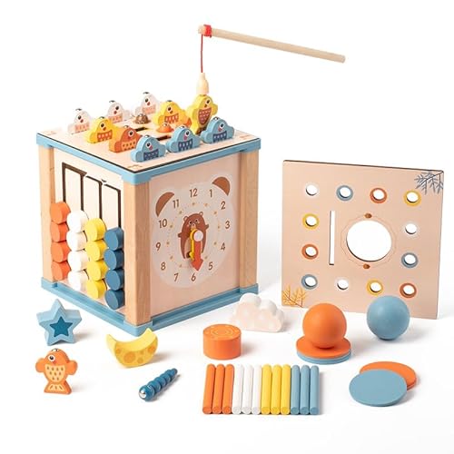 Mesen Motorikwürfel ab 1 Jahr, Motorikspielzeug Baby Activity Würfel, Aktivitätswürfel ab 12 Monate, Activity Cube für Kleinkinder Mesen Motorikwürfel ab 1 Jahr, Motorikspielzeug Baby Activity Würfel, Aktivitätswürfel ab 12 Monate, Activity Cube für Kleinkinder von Mesen