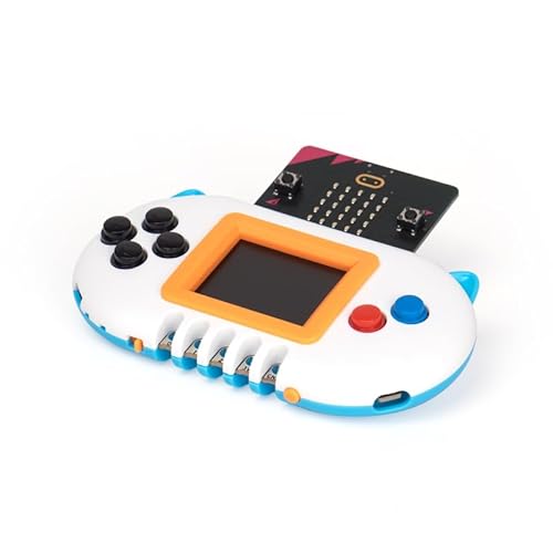 BBC Micro:bit V2 Newbit Arcade Shield Erweiterungsplatine, unterstützt MakeCode Javascript Python Programmierung für Spielerstellung, IoT, interaktives Projekt, STEM Education (Micro:bit enthalten) von Meshnology