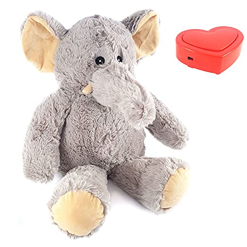 Message in a Cuddle Kuscheltier Elefant mit Ihrer gesprochenen Nachricht | Elefant 45cm | Mit Voice Recorder | Deine eigene Stimme | Geschenk - Valentinstag - Geburtstag - Jahrestag - Muttertag Message in a Cuddle Kuscheltier Elefant mit Ihrer gesprochenen Nachricht | Elefant 45cm | Mit Voice Recorder | Deine eigene Stimme | Geschenk - Valentinstag - Geburtstag - Jahrestag - Muttertag von Message in a Cuddle