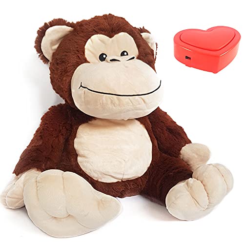 Message in a Cuddle Kuscheltier AFFE mit eingesprochener Botschaft | AFFE 45cm | Mit Voice Recorder | Deine eigene Stimme | Geschenk - Valentinstag - Geburtstag - Jahrestag - Muttertag Message in a Cuddle Kuscheltier AFFE mit eingesprochener Botschaft | AFFE 45cm | Mit Voice Recorder | Deine eigene Stimme | Geschenk - Valentinstag - Geburtstag - Jahrestag - Muttertag von Message in a Cuddle