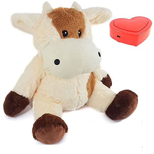 Message in a Cuddle Kuscheltier Kuh mit Diktiergerät mit gesprochenen Nachricht | Kuh 45cm | Mit Voice Recorder | Deine eigene Stimme | Geschenk - Valentinstag - Geburtstag - Jahrestag - Muttertag Message in a Cuddle Kuscheltier Kuh mit Diktiergerät mit gesprochenen Nachricht | Kuh 45cm | Mit Voice Recorder | Deine eigene Stimme | Geschenk - Valentinstag - Geburtstag - Jahrestag - Muttertag von Message in a Cuddle