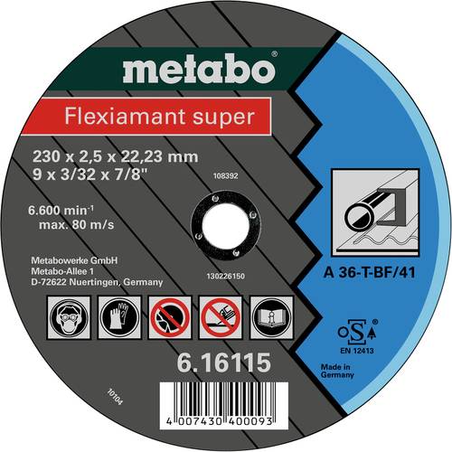 Metabo 616101000 Trennscheibe gekröpft 25St. von Metabo