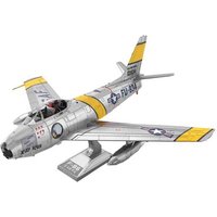 FASCINATIONS 502529 Metal Earth: F-86 Sabre (farbiges Modell) von Metal Earth
