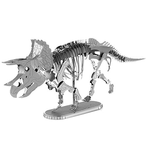 Fascinations MMS101 Metal Earth Metallbausätze - Dinosaurier Triceratops, lasergeschnittener 3D-Konstruktionsbausatz, 3D Metall Puzzle, DIY Modellbausatz mit 2 Metallplatinen, ab 14 Jahre Fascinations MMS101 Metal Earth Metallbausätze - Dinosaurier Triceratops, lasergeschnittener 3D-Konstruktionsbausatz, 3D Metall Puzzle, DIY Modellbausatz mit 2 Metallplatinen, ab 14 Jahre von Metal Earth