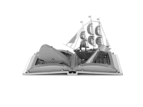 Fascinations MMS116 Metal Earth Metallbausätze - Der große weiße Wal Moby Dick, lasergeschnittener 3D-Konstruktionsbausatz, 3D Metall Puzzle, DIY Modellbausatz mit 2 Metallplatinen, ab 14 Jahre von Metal Earth
