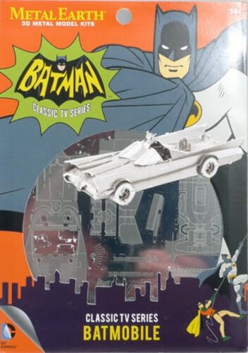 Metal Earth MMS371 Batman 502750 Classic TV Series Batmobile Konstruktionsspielzeug, Metall, one Size Metal Earth MMS371 Batman 502750 Classic TV Series Batmobile Konstruktionsspielzeug, Metall, one Size von Professor PUZZLE