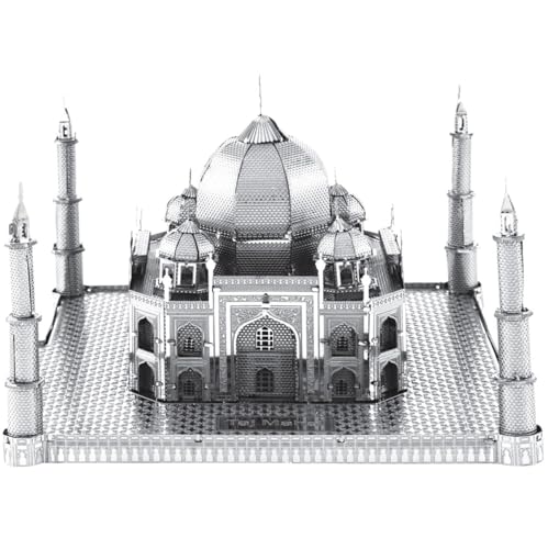 Fascinations Metal Earth ICX004 - 502890, Taj Mahal, Konstruktionsspielzeug, 2 Metallplatinen, ab 14 Jahren von Metal Earth
