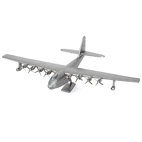Metal Earth Fascinations ICX143 Metallbausätze - Transportflugboot The Spruce Goose, Hughes H-4 Hercules, lasergeschnittener 3D-Konstruktionsbausatz, 3D Metall Puzzle, 3 Metallplatinen, ab 14 Jahre von Metal Earth