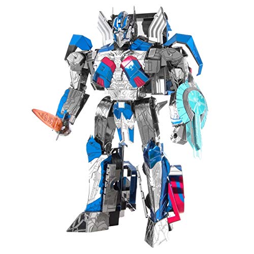 Metal Earth Fascinations ICX204 Metallbausätze - Transformers Optimus Prime, lasergeschnittener 3D-Konstruktionsbausatz, 3D Metall Puzzle, DIY Modellbausatz mit 3 Metallplatinen, ab 14 Jahre Metal Earth Fascinations ICX204 Metallbausätze - Transformers Optimus Prime, lasergeschnittener 3D-Konstruktionsbausatz, 3D Metall Puzzle, DIY Modellbausatz mit 3 Metallplatinen, ab 14 Jahre von Metal Earth