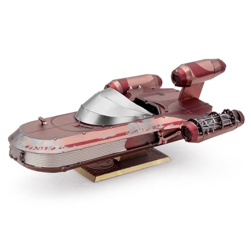 Metal Earth Fascinations MMS480 Metallbausätze - Star Wars X-34 Landspeeder, lasergeschnittener 3D-Konstruktionsbausatz, 3D Metall Puzzle, DIY Modellbausatz mit 2.5 Metallplatinen, ab 14 Jahre von Metal Earth