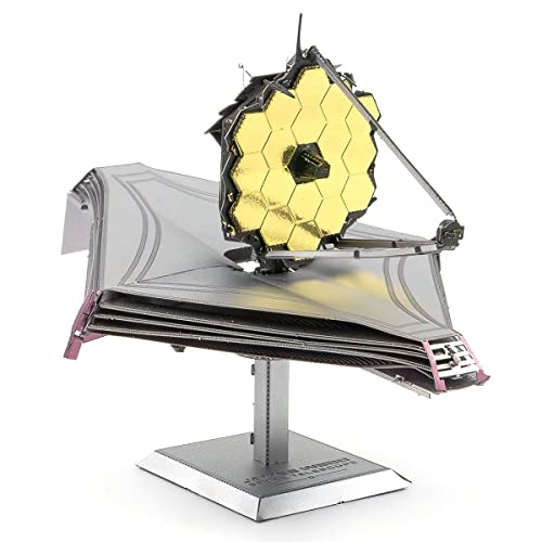 Metal Earth Fascinations MMS497 Metallbausätze - Weltraum Teleskop - James Webb Space Telescope, lasergeschnittener 3D-Konstruktionsbausatz, 3D Metall Puzzle, Bausatz 2.75 Metallplatinen, ab 14 Jahre Metal Earth Fascinations MMS497 Metallbausätze - Weltraum Teleskop - James Webb Space Telescope, lasergeschnittener 3D-Konstruktionsbausatz, 3D Metall Puzzle, Bausatz 2.75 Metallplatinen, ab 14 Jahre von Metal Earth