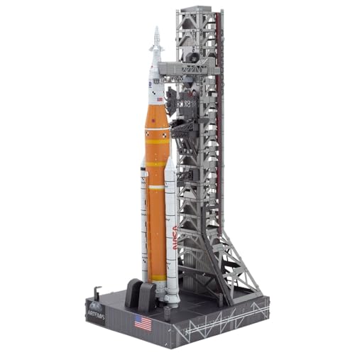 Metal Earth Fascinations PS2019 Metallbausätze - Raumfahrt NASA Artemis Mondrakete, lasergeschnittener 3D-Konstruktionsbausatz, 3D Metall Puzzle, DIY Modellbausatz mit 3.5 Metallplatinen, ab 14 Jahre Metal Earth Fascinations PS2019 Metallbausätze - Raumfahrt NASA Artemis Mondrakete, lasergeschnittener 3D-Konstruktionsbausatz, 3D Metall Puzzle, DIY Modellbausatz mit 3.5 Metallplatinen, ab 14 Jahre von Metal Earth