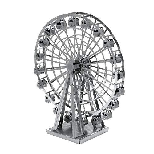 Fascinations MMS044 Metal Earth Metallbausätze - Riesenrad Ferris Wheel, lasergeschnittener 3D-Konstruktionsbausatz, 3D Metall Puzzle, DIY Modellbausatz mit, 2 Metallplatinen, ab 14 Jahre Fascinations MMS044 Metal Earth Metallbausätze - Riesenrad Ferris Wheel, lasergeschnittener 3D-Konstruktionsbausatz, 3D Metall Puzzle, DIY Modellbausatz mit, 2 Metallplatinen, ab 14 Jahre von Metal Earth