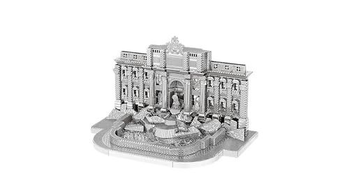 Metal Zone Fontana Di Trevi 3D-Puzzle Architektur für Erwachsene, Metallpuzzle, 10,9 x 6,5 x 6,9 cm von Metal Zone