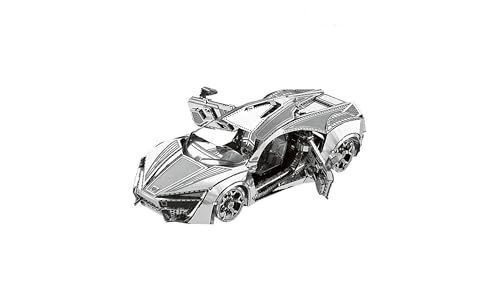 Metal Zone Super Sportwagen, 3D-Puzzle, Metall, Modellautos zum Bauen, 3D-Puzzle, Metall, für Erwachsene, 9,5 x 4,2 x 2,8 cm Metal Zone Super Sportwagen, 3D-Puzzle, Metall, Modellautos zum Bauen, 3D-Puzzle, Metall, für Erwachsene, 9,5 x 4,2 x 2,8 cm von Metal Zone