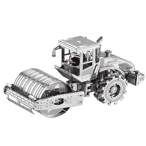 Metal Zone Walzenmaschine 3D-Puzzle, Metall, Modellbaumaschine, 3D-Metallpuzzle für Fahrzeuge, 3D-Puzzle, Metall, für Erwachsene, 8,3 x 3,4 x 4 cm von Metal Zone