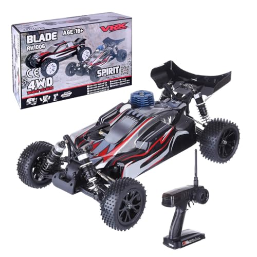 Metalakaer Ferngesteuerte Fahrzeug mit hoher Geschwindigkeit, VRX RH1006 2.4G 4WD Nitro RC Off-Road Fahrzeug mit hoher Geschwindigkeit RC Auto für Erwachsene - R0070 RTR Version Metalakaer Ferngesteuerte Fahrzeug mit hoher Geschwindigkeit, VRX RH1006 2.4G 4WD Nitro RC Off-Road Fahrzeug mit hoher Geschwindigkeit RC Auto für Erwachsene - R0070 RTR Version von Metalakaer