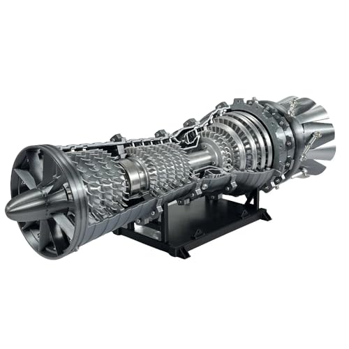 Jet Engine Model, GE-J79 Turbojet Engine Model Kit 1:24 - Fighter Jet Engine Replica with LED Lights, Variable Speed Fan, USB Rechargeable, 3D Printed PLA for Display & Collection Jet Engine Model, GE-J79 Turbojet Engine Model Kit 1:24 - Fighter Jet Engine Replica with LED Lights, Variable Speed Fan, USB Rechargeable, 3D Printed PLA for Display & Collection von Metalkitor